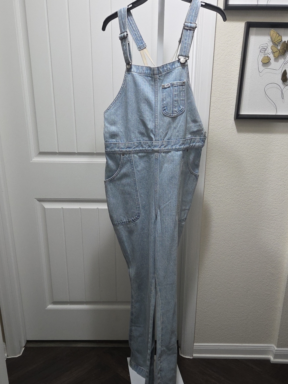 Lee Jeans Light Wash Denim Overalls - Classic 2 Piece Set to Include Tshirt